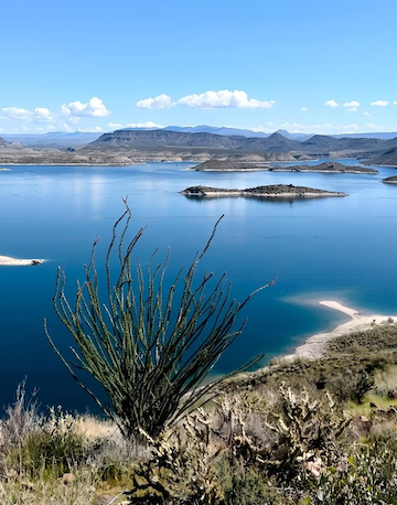 Lake Pleasant on a Clear Day