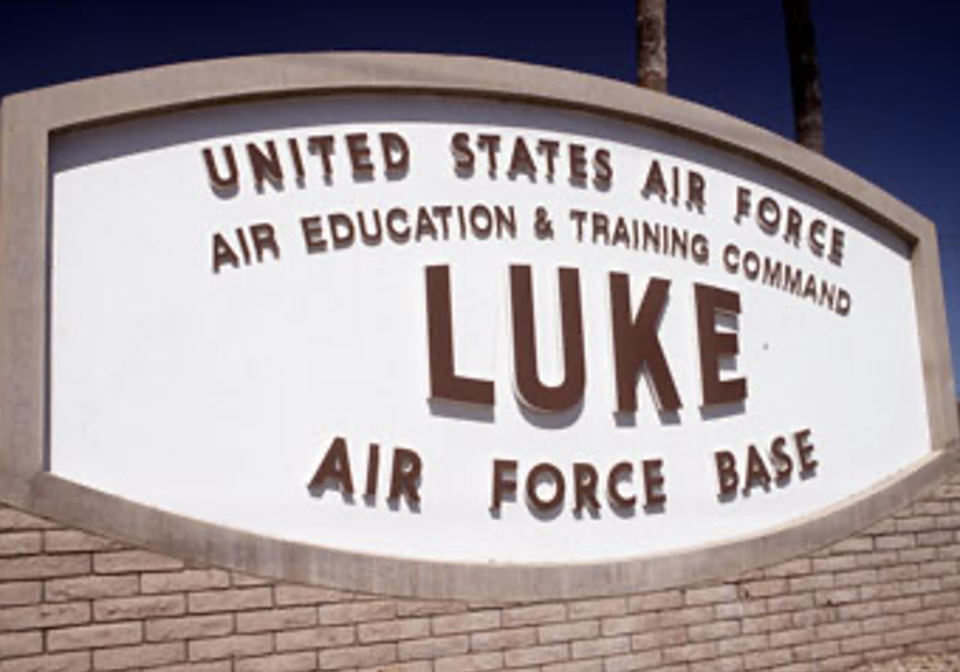 Luke AFB Sign Copy